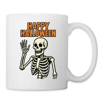 Joyeux Halloween - Squelette - Mug blanc - blanc - Droite
