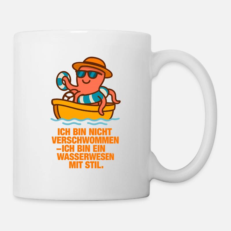 Ich_bin_nicht_verschwommen_ich_bin_ein_Wasserwe - Tasse - Weiß