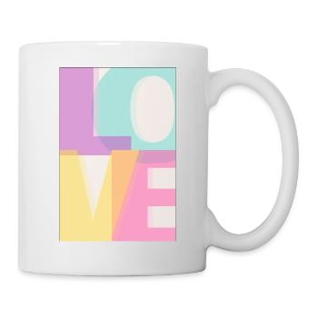 LOVE Pastel - Mug - white - Right