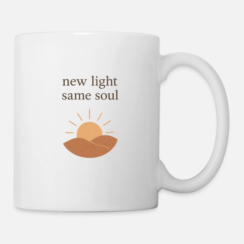Nouvelle lumière, même âme - Mug blanc - blanc