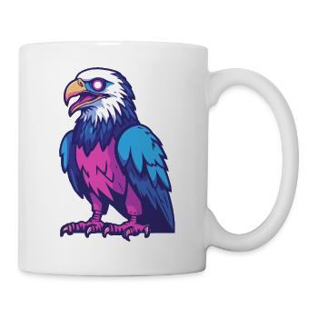Eagle Halloween Zombie - Mug - white - Right