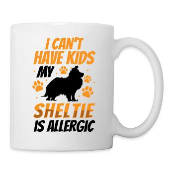 Sheltie No Children Shetland Sheepdog - Mug - white - Right