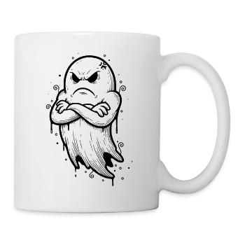 Halloween Ghost with Crossed Arms - Mug - white - Right