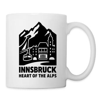 Innsbruck Heart of the Alps - Mug - white - Right