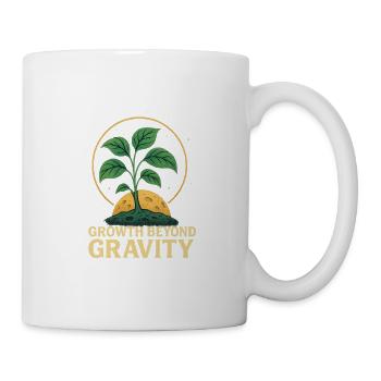 "Mystical Plant – Trendy Nature Art" - Mug - white - Right