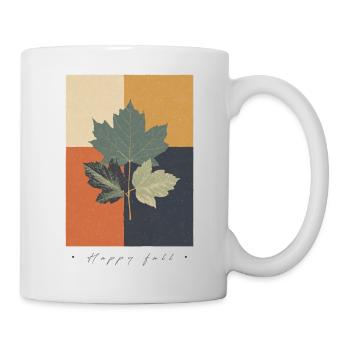 Autumn Botanicals Grid - Mug - white - Right