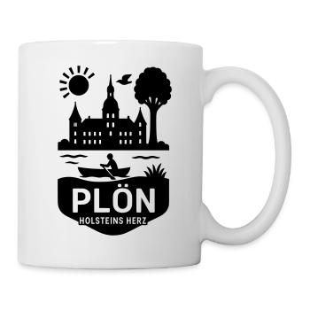 Plön SH Schleswig Holstein - Tasse - Weiß - Rechts