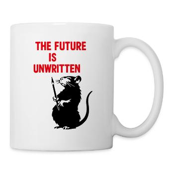 Avenir non décrit | Le rat philosophe - Mug blanc - blanc - Droite