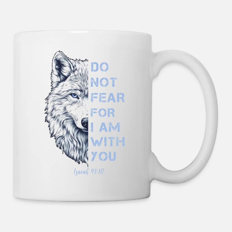 Citation religieuse Verset biblique - Mug blanc - blanc