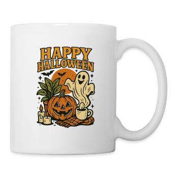 Happy_Halloweenn - Tasse - Weiß - Rechts