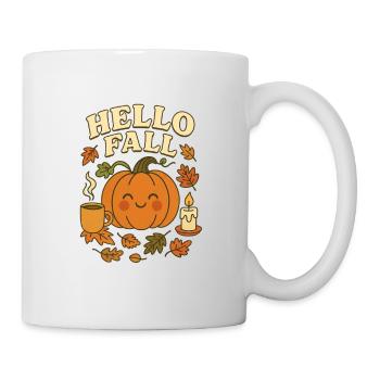 Cute_hello_fall - Tasse - Weiß - Rechts