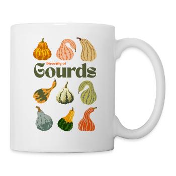 Diversity of Gourds - Mug - white - Right