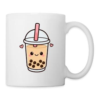 Kawaii Bubble Tea Heart - Mug - white - Right