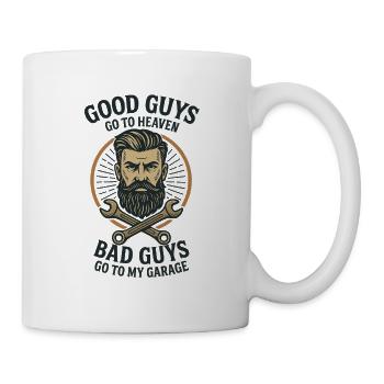 Les bons gars vont au paradis - Mug blanc - blanc - Droite