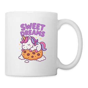 Sweet Dreams Cookie Licorne - Mug blanc - blanc - Droite
