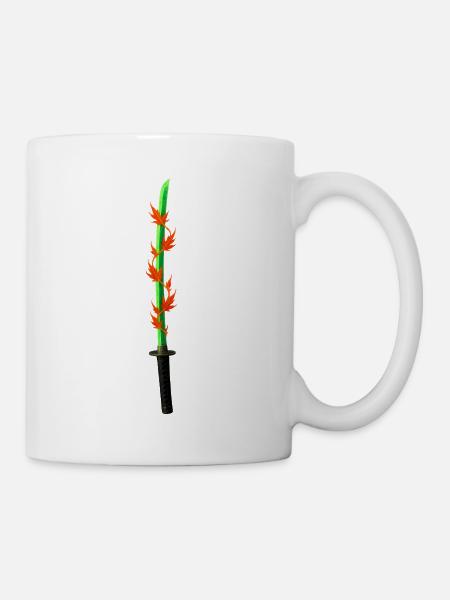 Flame Blade Katana - Mug - white
