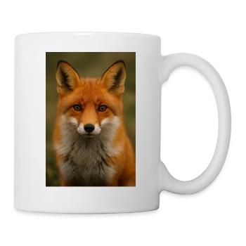 Animal, renard - Mug blanc - blanc - Droite