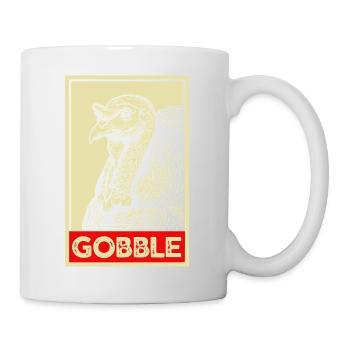 Je suis juste là pour la sauce drôle de Thanksgiving - Mug blanc - blanc - Droite