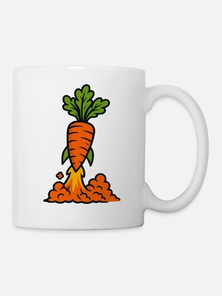 Karotten-Start-Modus - Tasse - Weiß