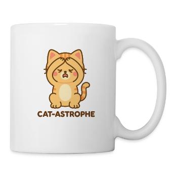 Cat-Astrophe - Tasse - Weiß - Rechts