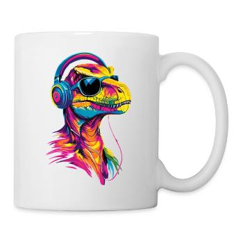 Raptor Velociraptor Dinosaurier Dino Raptoren - Tasse - Weiß - Rechts