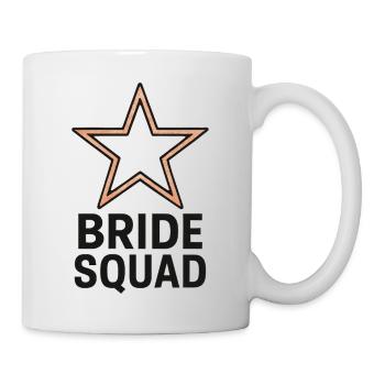 BRRIDE SQUAD - Brautteam - Junggesellenabschied - Tasse - Weiß - Rechts