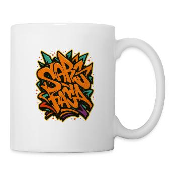 Graffiti Lettering Spray Art - Mug - white - Right