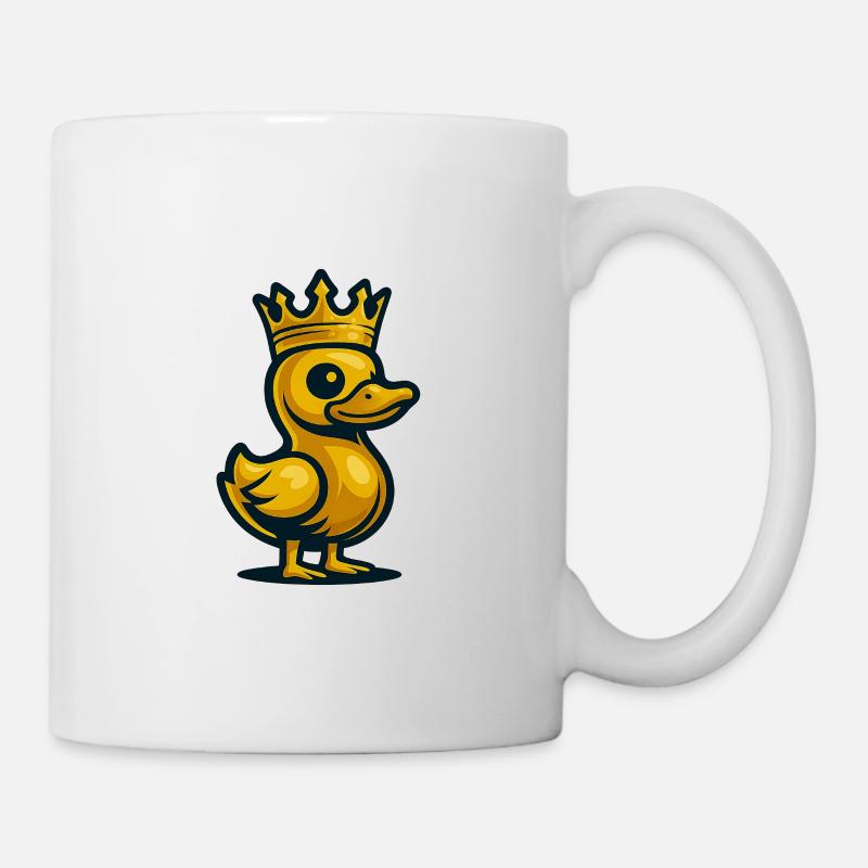 The Golden King's Duck - Mug - white