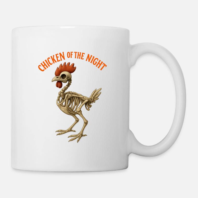 Poulet de la nuit - Mug blanc - blanc