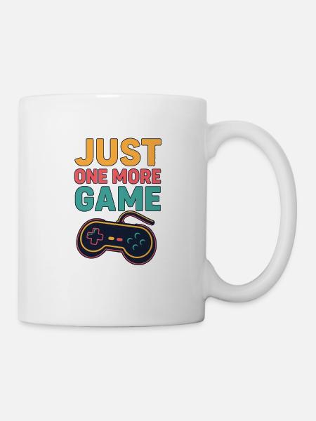 Just One More Game Retro Tee - Mug - white