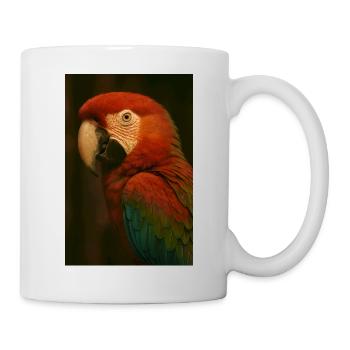 Animaux - Perroquet - Mug blanc - blanc - Droite