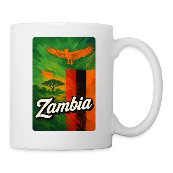 Sambia – Adler über Afrikas Weiten - Tasse - Weiß - Rechts