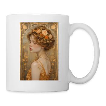 Beauté éternelle – huile sur toile - Mug blanc - blanc - Droite