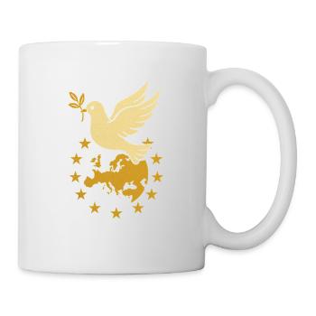 "Europe & Dove of Peace" – Unity in Diversity - Mug - white - Right