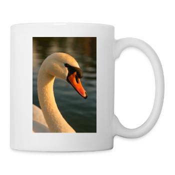 Oiseau - Cygne - Mug blanc - blanc - Droite