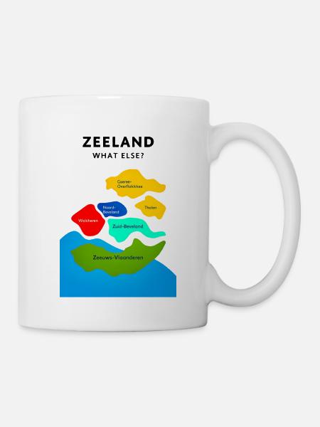 Zeeland Color Map - Mug - white