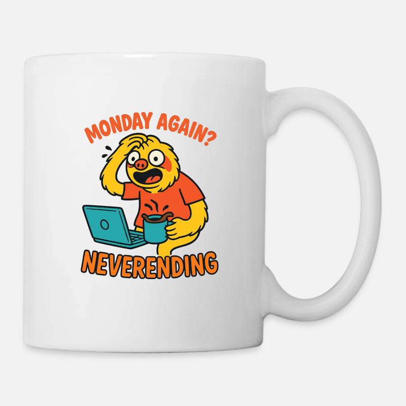 Monday Again Neverending - Mug - white