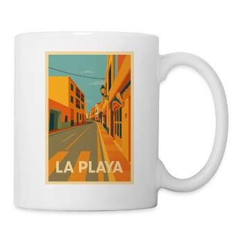Playa de La Calera - Mug - white - Right