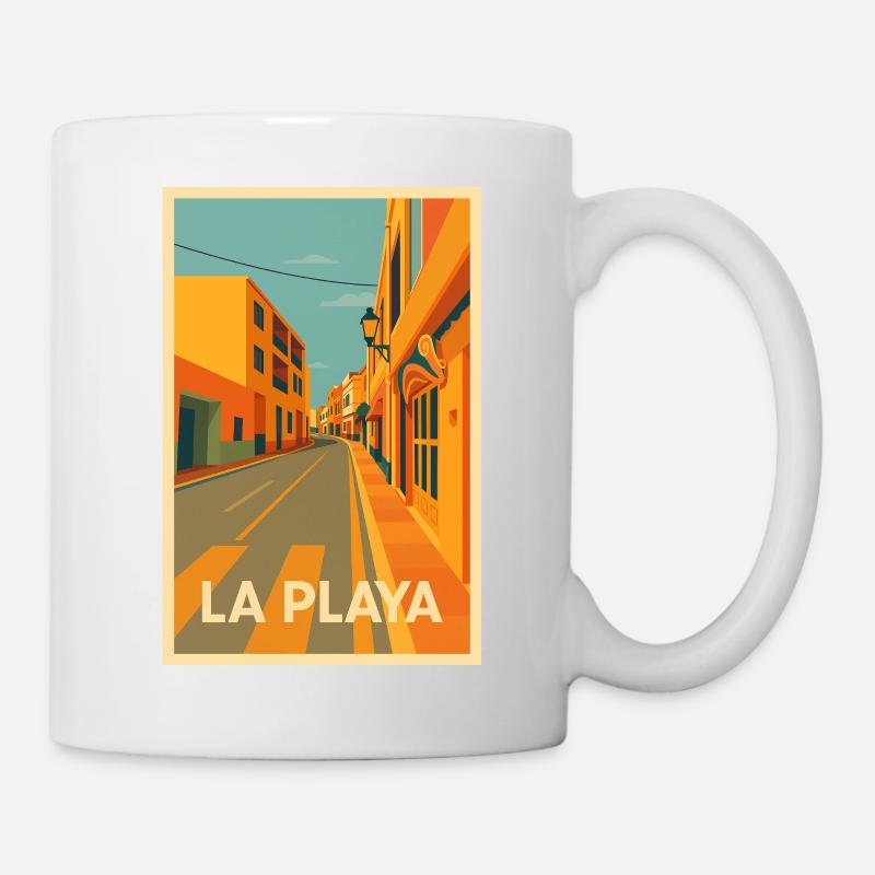 Playa de La Calera - Mug blanc - blanc