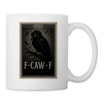 Schwarzer Rabe - F-CAW-F - Tasse - Weiß - Rechts