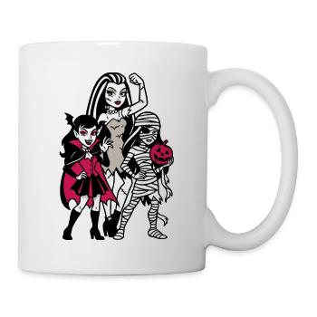 Vampirische Halloween-Truppe - Tasse - Weiß - Rechts