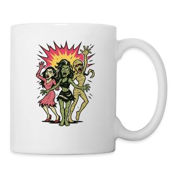 Zombietrio des Grusels - Tasse - Weiß - Rechts
