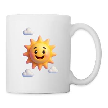 3D Sunshine Surreal – Happy Sky Vibes - Mug - white - Right