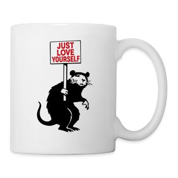 Aimez-vous simplement Signe d’amour de soi - Mug blanc - blanc - Droite
