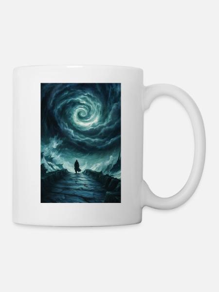 Dark fantasy illustration - Mug - white