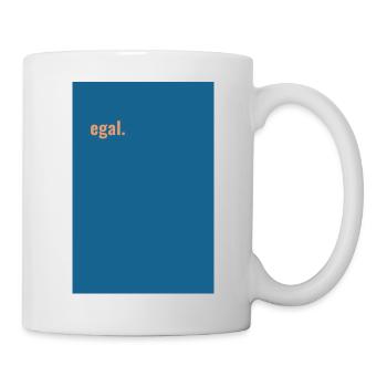 All the same. Blue-Peach Minimalism - Mug - white - Right