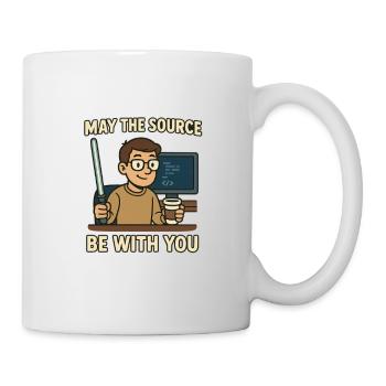 May The Source Be With You - Mug - white - Right