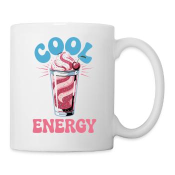  Cool Energy Milkshake Design Mit Kirsche Und - Tasse - Weiß - Rechts