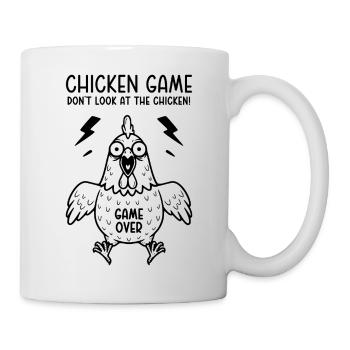 Chicken Game Don't look at the chicken Game over - Mug - white - Right