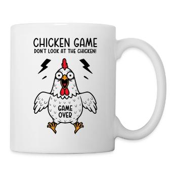 Chicken Game Don't look at the chicken Game over - Mug - white - Right